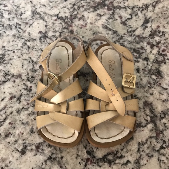 Saltwater Sandals Gold - Picture 1 of 1